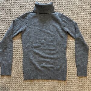 French Connection Gray Turtleneck Sweater
